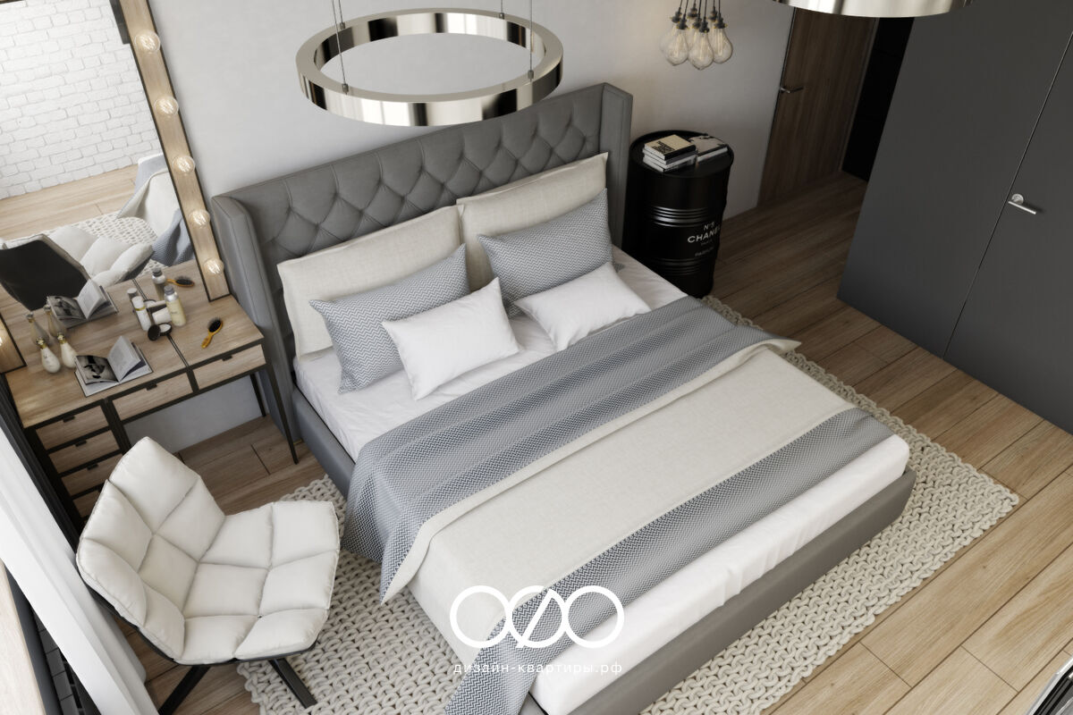 Планировка современной спальни